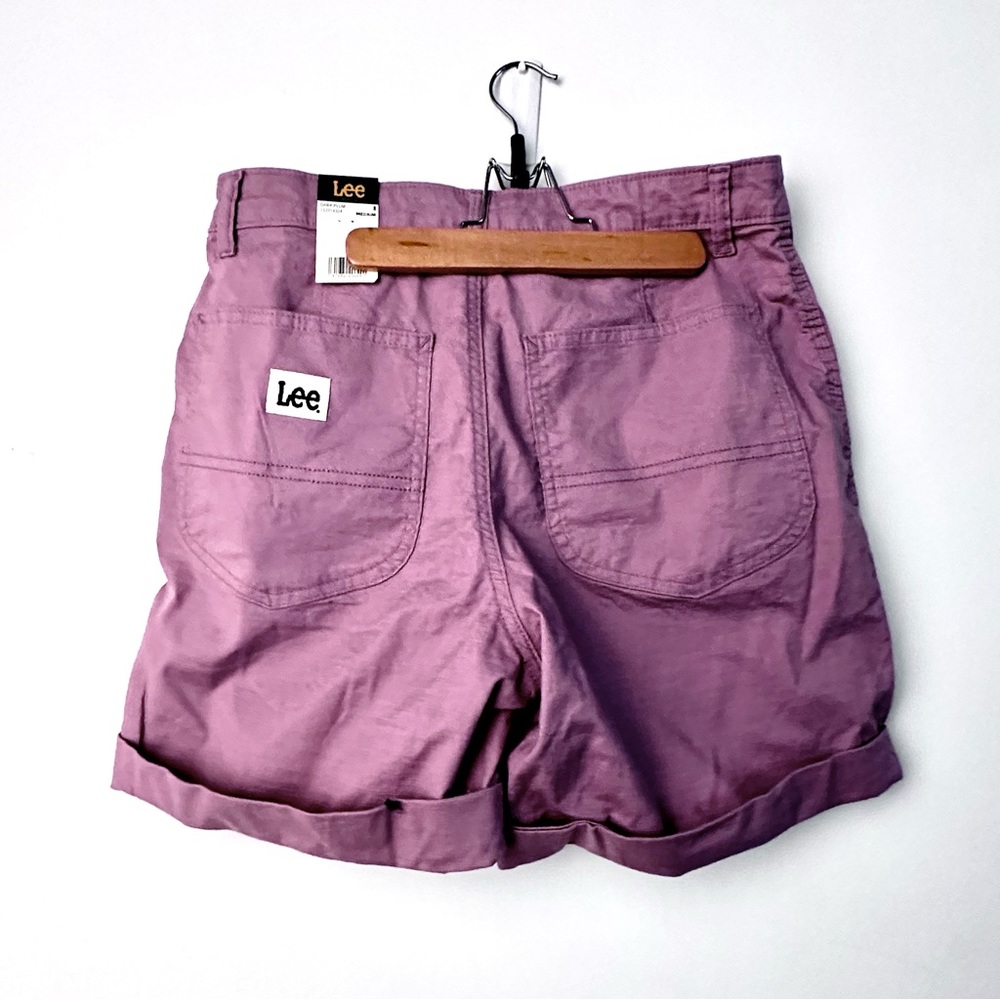 Lee Lavender High Rise Shorts - Picture 2 of 4